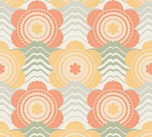 AS Creation Retro Chic - Oranje - Retro - 395394