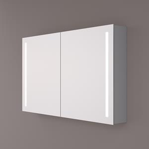 Hipp Design Spiegelkast  SPK 41000 Rechthoek Met Verlichting Incl. Spiegelverwarming en Stopcontact (Alle Maten)