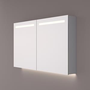 Hipp Design Spiegelkast  SPK 52000 Rechthoek Met Verlichting Incl. Spiegelverwarming en Stopcontact (Alle Maten)