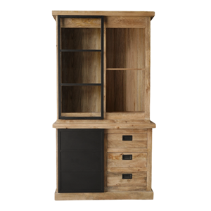 Het Steigerhouthuis Nashville Vitrinekast | 120 cm