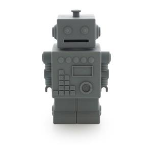 KG Design Robot spaarpot donkergrijs