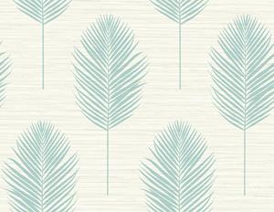 Dutch Wallcoverings Inlay Bali Fern Beige/Aqua