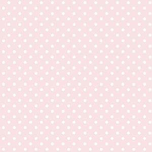 Dutch Wallcoverings Joy - Stippen - Roze/Wit