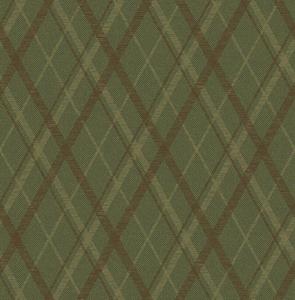 Dutch Wallcoverings Sauvage Ruit - Groen