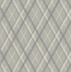Dutch Wallcoverings Sauvage Ruit - Grijs