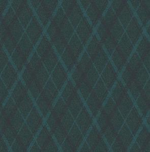 Dutch Wallcoverings Sauvage Ruit - Blauw