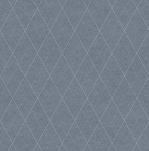 Dutch Wallcoverings Euphorie - Dessin - Blauwgrijs/Zilver