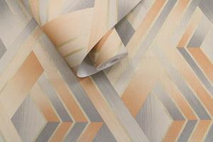 Dutch Wallcoverings Patagonia - Tranquilo - Beige/Orange