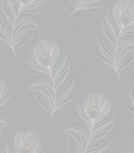 Dutch Wallcoverings Eleganza - Pavone Grey - Grijs