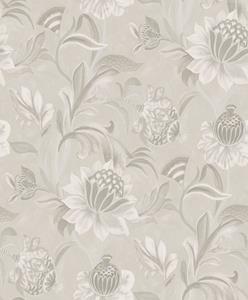 Dutch Wallcoverings Arabesque - Cecelia Dove Grey - Grijs