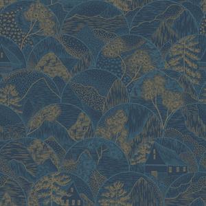 Dutch Wallcoverings Alchemy - Teshio - Navy