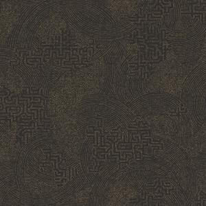 Dutch Wallcoverings Sahara - Richat Noir - Zwart