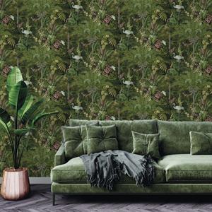 Dutch Wallcoverings Cascading Gardens - Masoala - Green