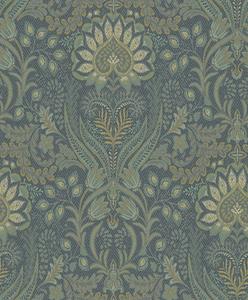 Dutch Wallcoverings Khalili - Tahini Bead Blue - Blauw