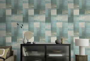 Dutch Wallcoverings Khalili - Aokari Bead Blue - Blauw