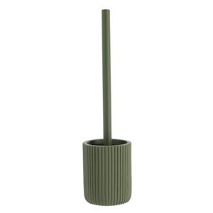 Tendance WC borstel met houder 101 - groen - geribbeld - cm -