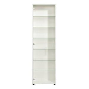 Leen Bakker Vitrinekast Ansio - wit - 172x50x30 cm