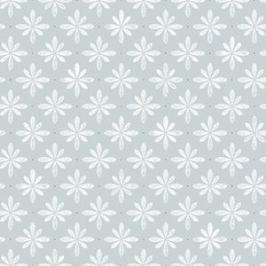 Dutch Wallcoverings Havsblick - Flora Blue - Blauw