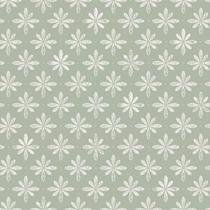 Dutch Wallcoverings Havsblick - Flora Light Green - Groen