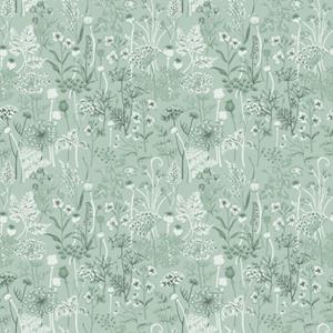 Dutch Wallcoverings Havsblick - Dara Light Green - Groen
