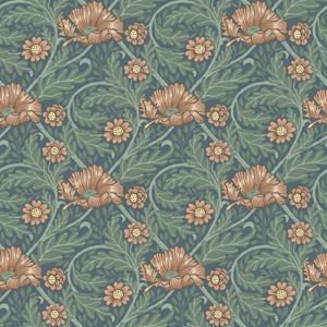 Dutch Wallcoverings Angas - Esther Blue - Blauw