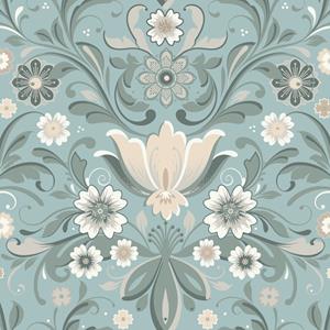 Dutch Wallcoverings Sunnano - Östanskär - Turquoise