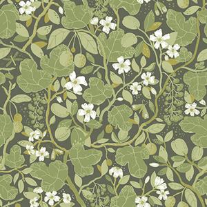 Dutch Wallcoverings Lina II - Ewald Green - Groen