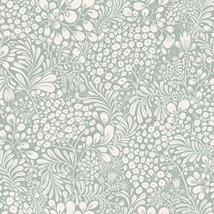 Dutch Wallcoverings Lina II - Siv Light Blue - Blauw