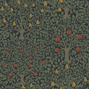 Dutch Wallcoverings Gronhaga - Pomona Black - Zwart