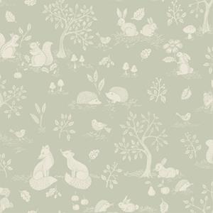 Dutch Wallcoverings Gronhaga - Ivar Light Green - Groen