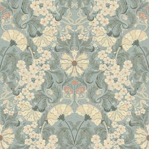Dutch Wallcoverings Hjärterum - Öjvind - Lichtblauw