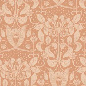 Dutch Wallcoverings Hjärterum - Berit - Coral