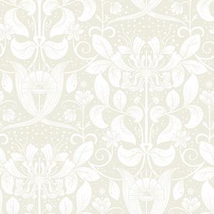 Dutch Wallcoverings Hjärterum - Berit - Wit