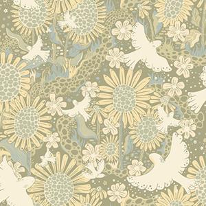 Dutch Wallcoverings Langtan - Drömma Green - Groen