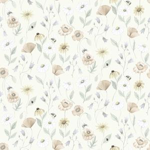 Dutch Wallcoverings Rosenlycka - Flowers Pastel - Multi
