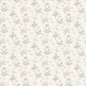Dutch Wallcoverings Langenas - Fleur Green - Groen