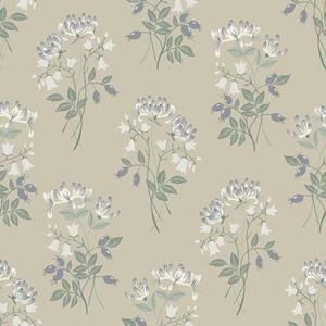 Dutch Wallcoverings Langenas - Kaprifol Blue - Blauw