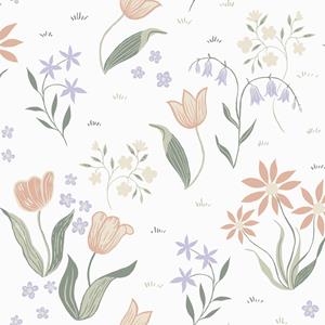 Dutch Wallcoverings Langenas - Tulpandans Pastel - Beige
