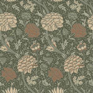 Dutch Wallcoverings Hidden Treasures - Cray Rood/Groen