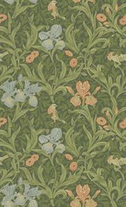 Dutch Wallcoverings Hidden Tr2 -Iris Green/Red - Groen/Rood