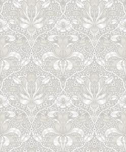 Dutch Wallcoverings Hidden Tr2 -Spring Thicket Wit/Grs - Wit/Grijs