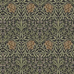 Dutch Wallcoverings Hidden Tr2 -Oxford Union Black/Grn - Zwart/Groen