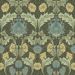 Dutch Wallcoverings Hidden Tr2 -Myrtle Grn/Blue/Yellw - Groen/Blauw/Geel