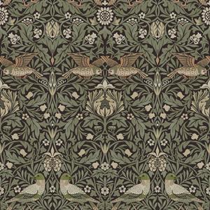 Dutch Wallcoverings Hidden Tr2 -Bird Brown/Green - Bruin/Groen