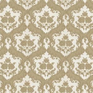 Dutch Wallcoverings New Tekko Medaillon - Wit/Beige