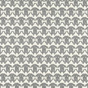 Dutch Wallcoverings Roberto Cavalli 9 - Logo Wit/Zwrt - Wit/Zwart