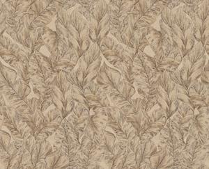 Dutch Wallcoverings Roberto Cavalli 9 - Bladeren - Beige