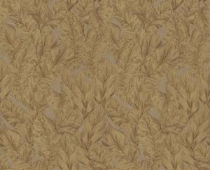 Dutch Wallcoverings Roberto Cavalli 9 - Bladeren - Goud