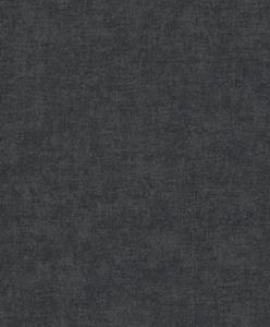 Dutch Wallcoverings Vlies Textured Touch Uni - Black/Silver