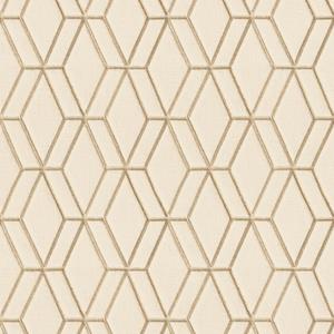 Dutch Wallcoverings Wallstitch/Bs1 Hexagonal - Beige